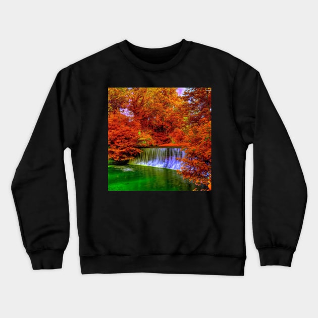 Waterfall Crewneck Sweatshirt by NOMAD73